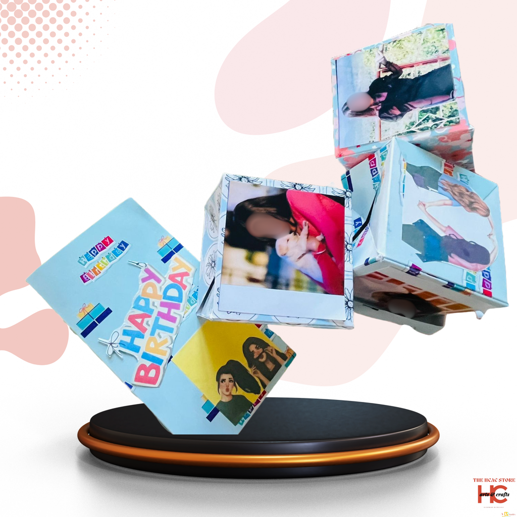 Personalized Pop Up Cube Box